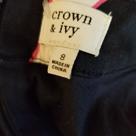 Crown & Ivy Sleeveless Halter Neck Sheath Dress. NWOT - Picture 8 of 9